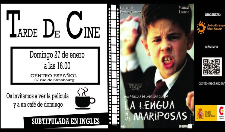 tarde de cine machado lengua de las mariposas